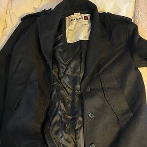 Oversized Zara trench coat!!! Super cute